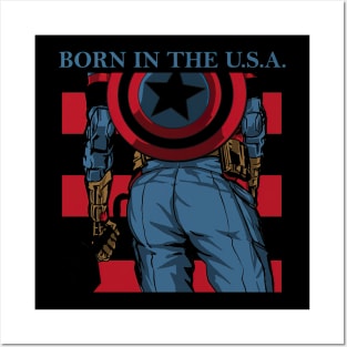 captain-america, music, classic rock, rbrow, civil war, winter soldier Posters and Art